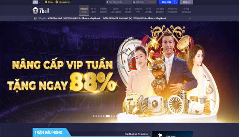 Danh sách chương trình ưu đãi tại 7Ball