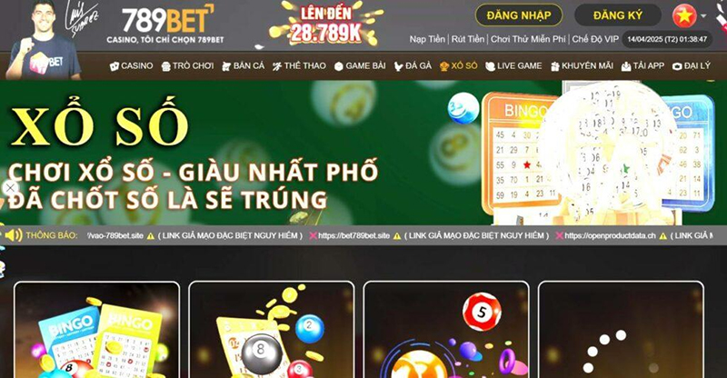 Lô đề 789BET cung cấp nhiều sản phẩm đa dạng