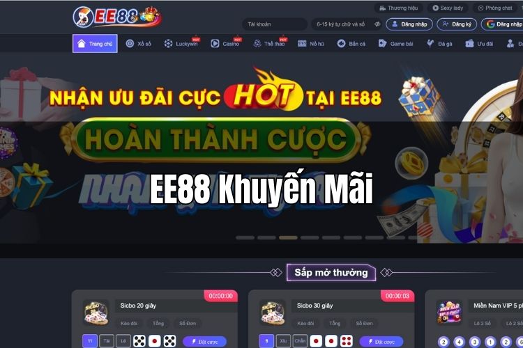 Nhà cái lô đề online EE88 cung cấp nhiều chương trình khuyến mãi cho người chơi