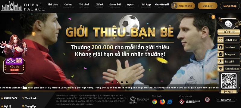 Dubai Palace – trang cá cược esport uy tín châu Á